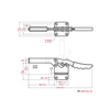 Good Hand Toggle Clamp Horizontal GH-20235