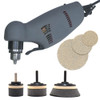 Klingspor's Right Angle Drill, 3/8" Chuck, 9pc Power Sanding Kit