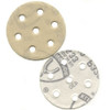 Klingspor Abrasives Extra Stearate Aluminum Oxide, 3.5"x 7  Hole, Hook & Loop, 400 Grit Discs, 50pk