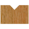 V-Groove 1/4D X 1/8PL X 1/4SH
