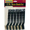 12 pc Brass Brush Set