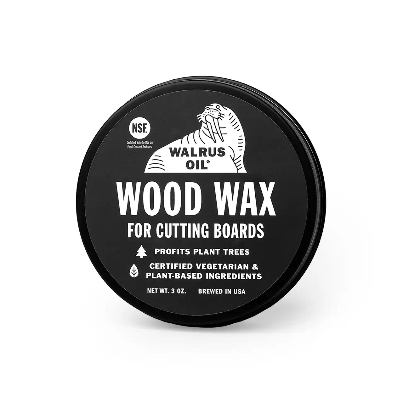 Walrus Oil Food Safe Wood Wax & Wood Turner's Finish, 3oz