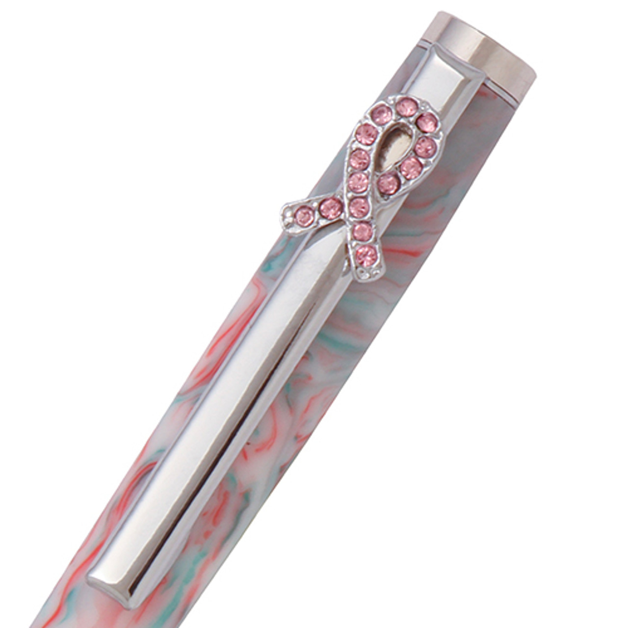 Clip Breast Cancer Awareness Chrome