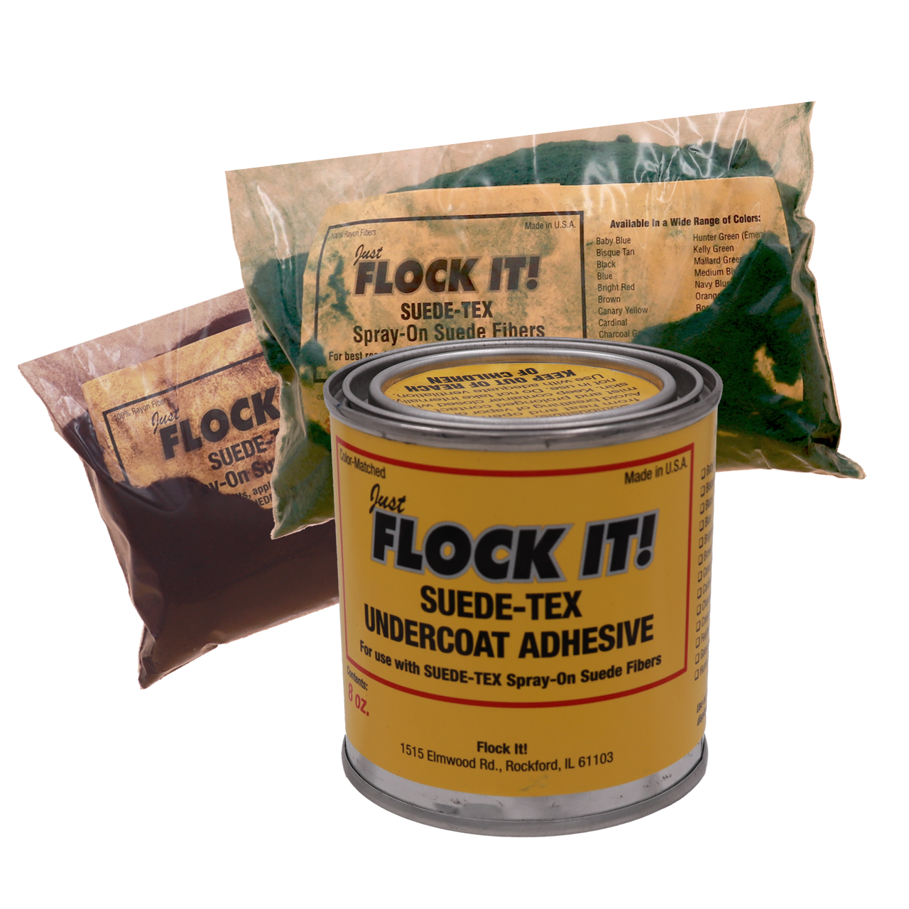 DIY Flocking Flock Powder Kits - Huge range of Colours