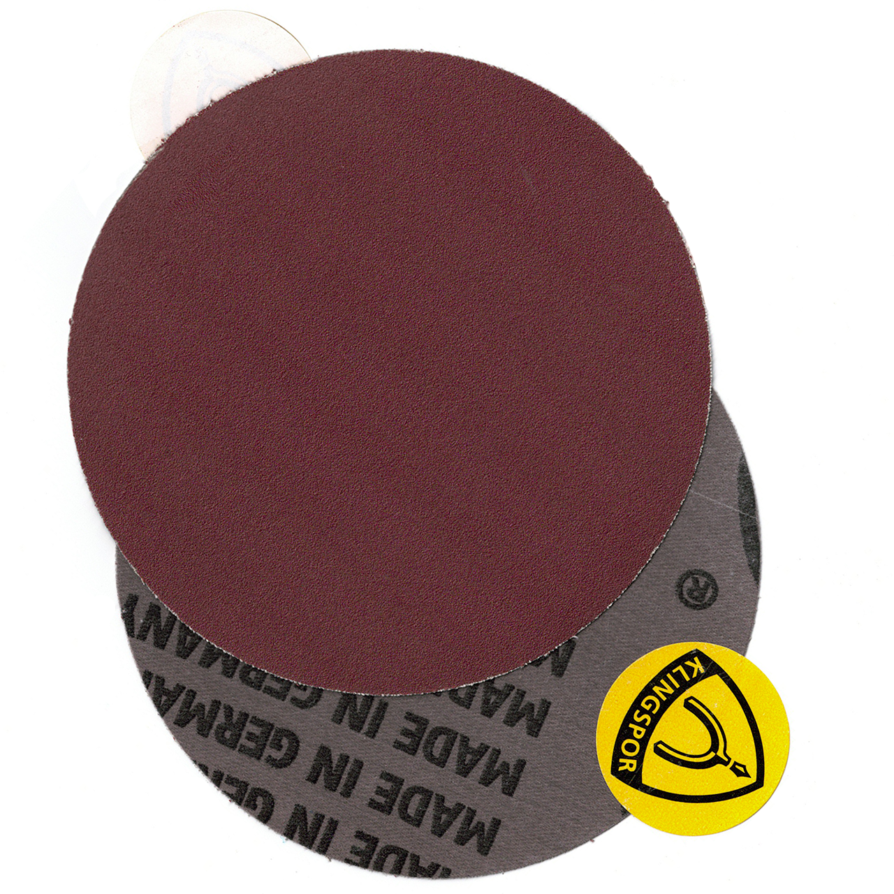 Klingspor Abrasives 24" No Hole, Cloth Backed, Pressure Sensitive Adhesive, 220 Grit Disc