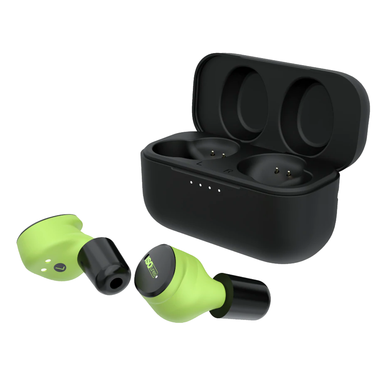 ISOtunes FREE Aware True Wireless Bluetooth Earbuds - Safety Green