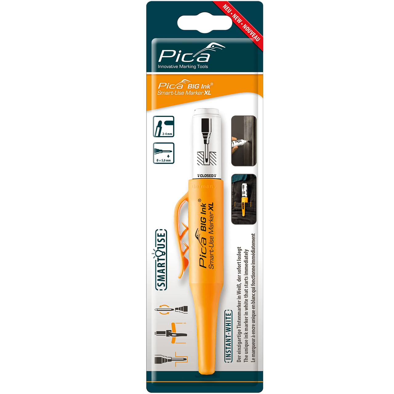 Pica Big Ink XL Marker White