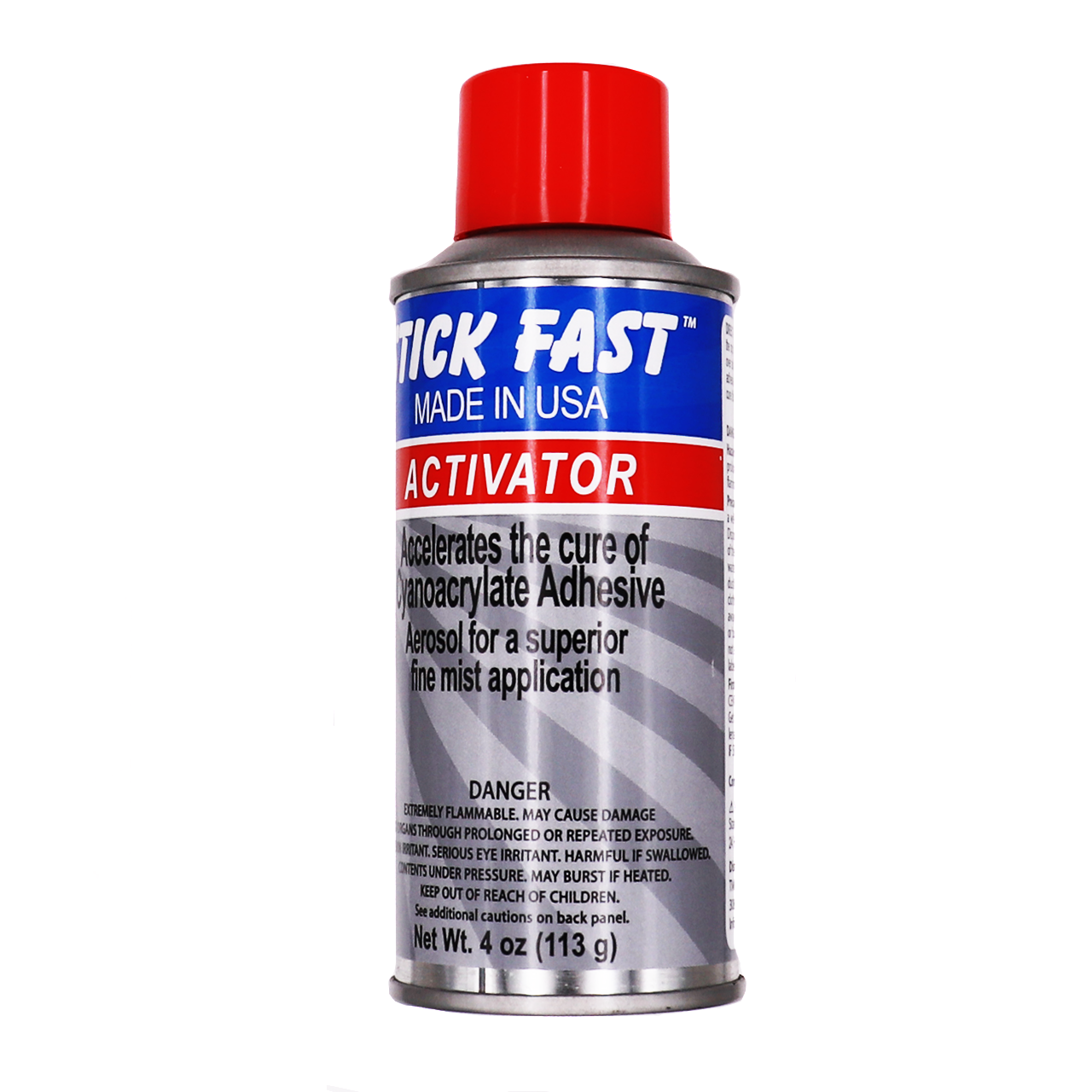 Stick Fast CA Glue Activator, Aerosol (4 oz)
