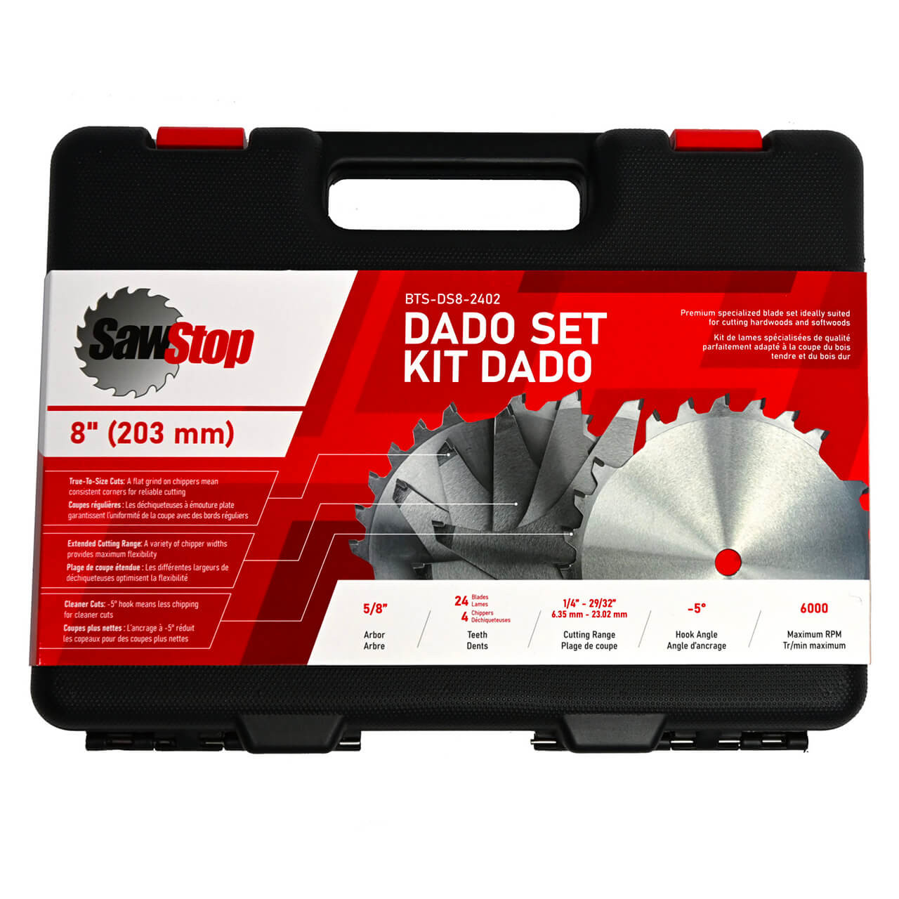 Sawstop 8" Premium Dado Set