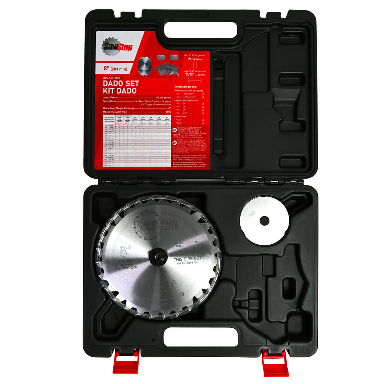 Sawstop 8" Premium Dado Set