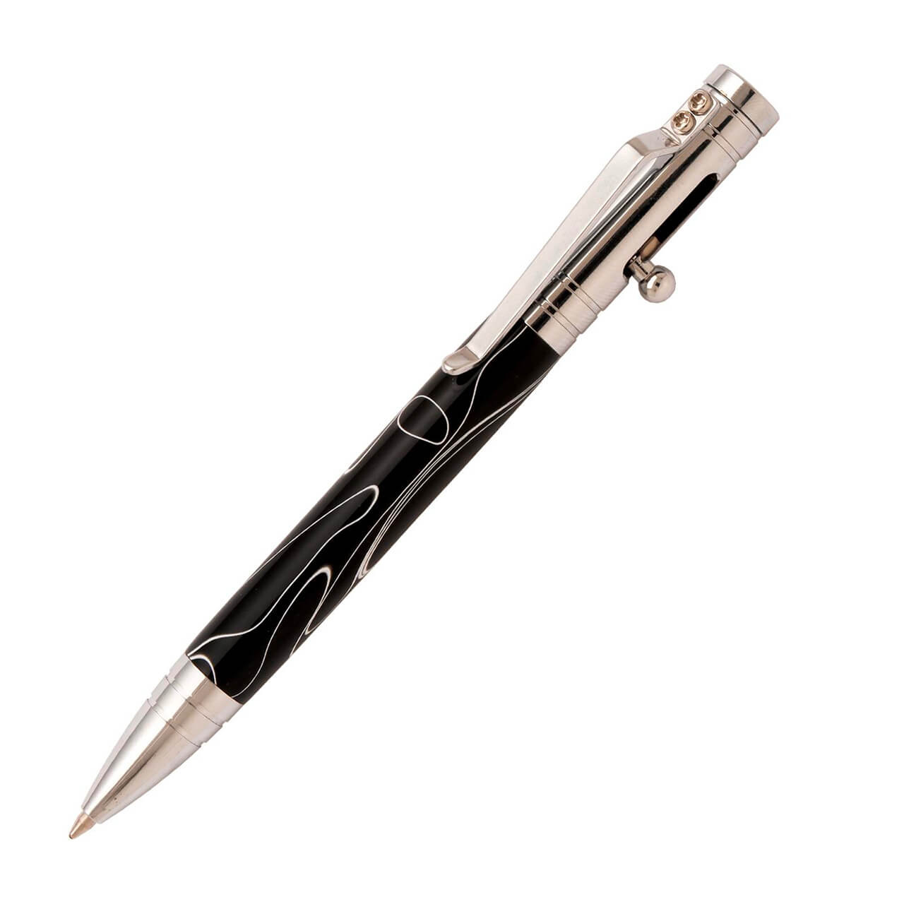 Bolt Action Tec-Pen Kit  Chrome