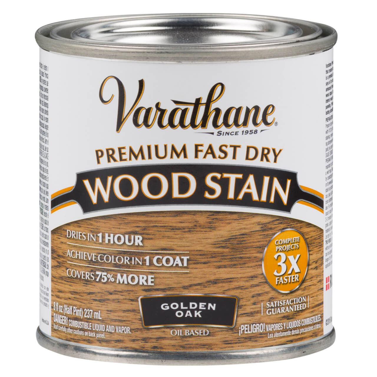 Varathane Premium Fast Dry Wood Stain Golden Oak Half Pint