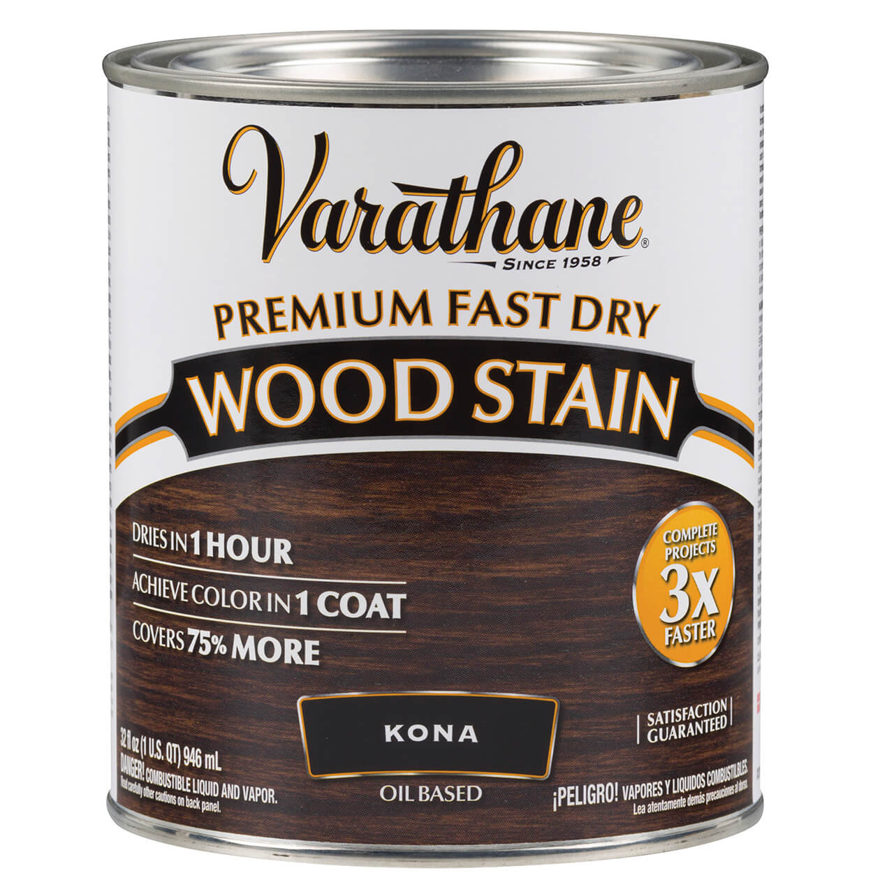 Varathane Premium Fast Dry Wood Stain Kona Quart
