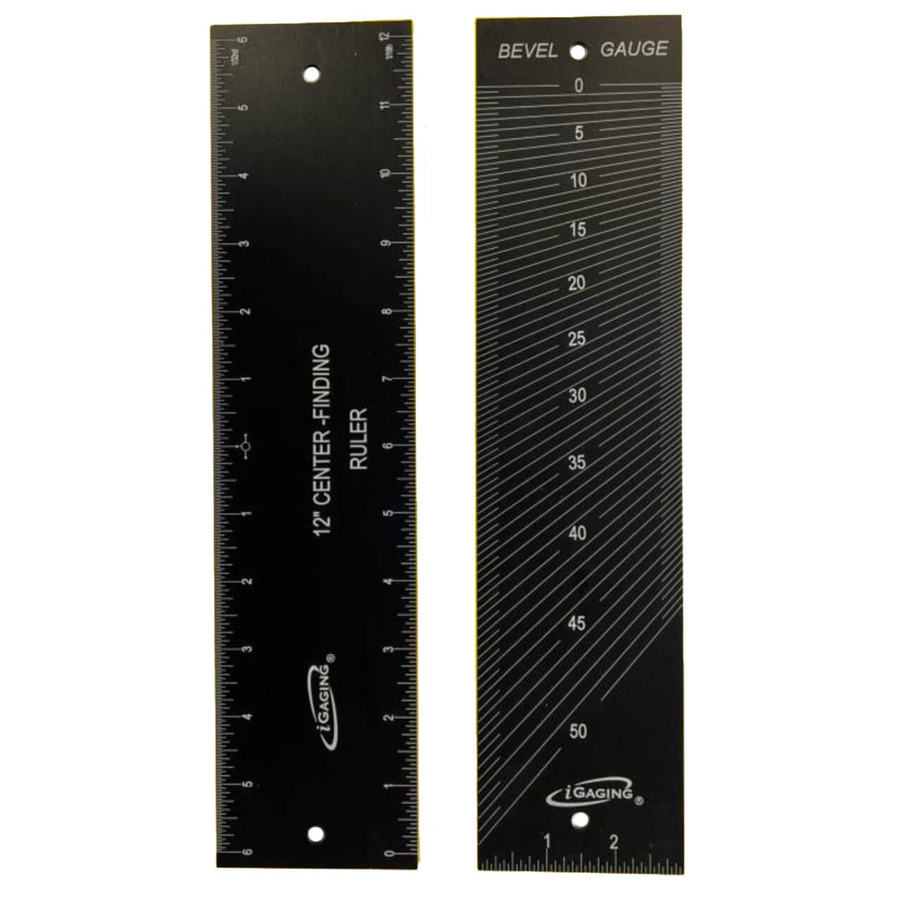 12" Center Finder & Bevel Ruler