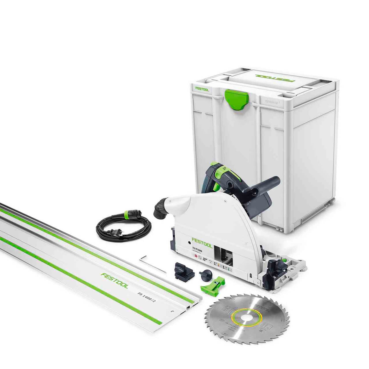 Festool Plunge Cut Track Saw TS 75 EQ-F-Plus-FS