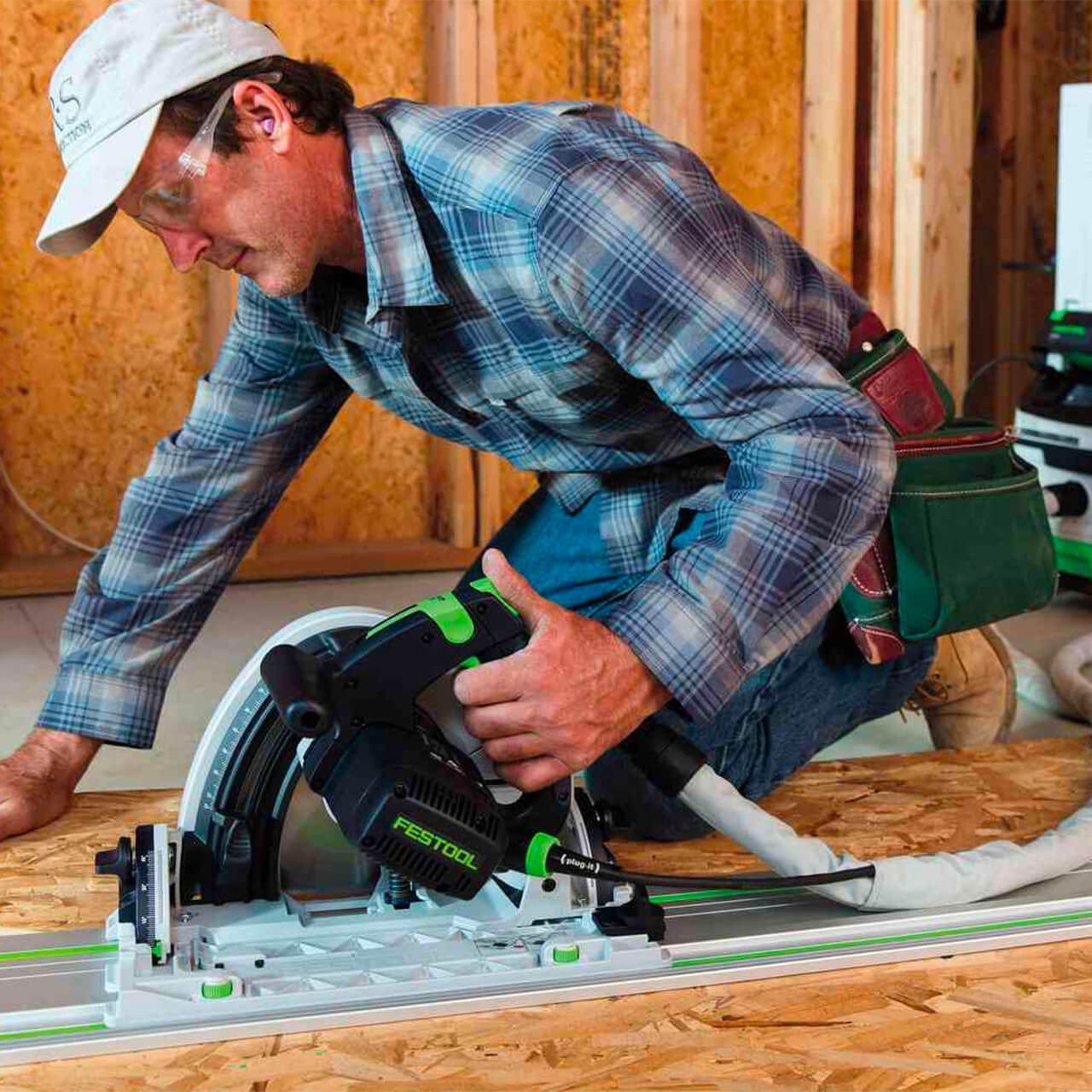 Festool Plunge Cut Track Saw TS 75 EQ-F-Plus-FS