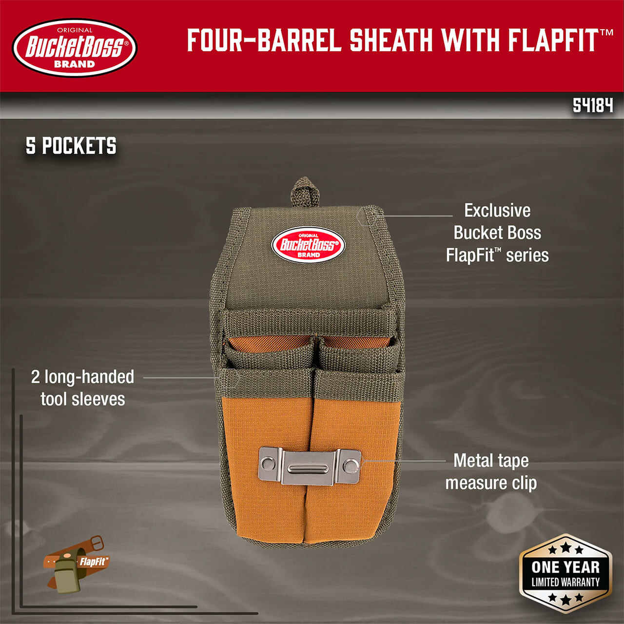 Four-Barrel Sheath w/ Flapfit