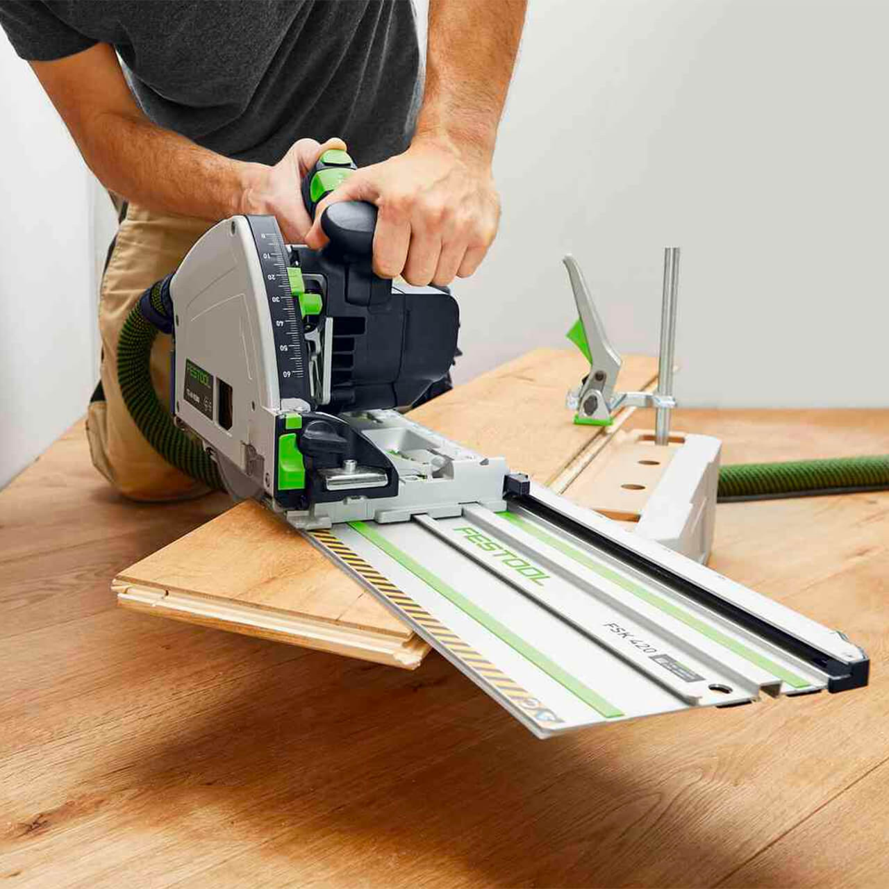 Festool Plunge Cut Track Saw TS 60 KEBQ-F-Plus-FS