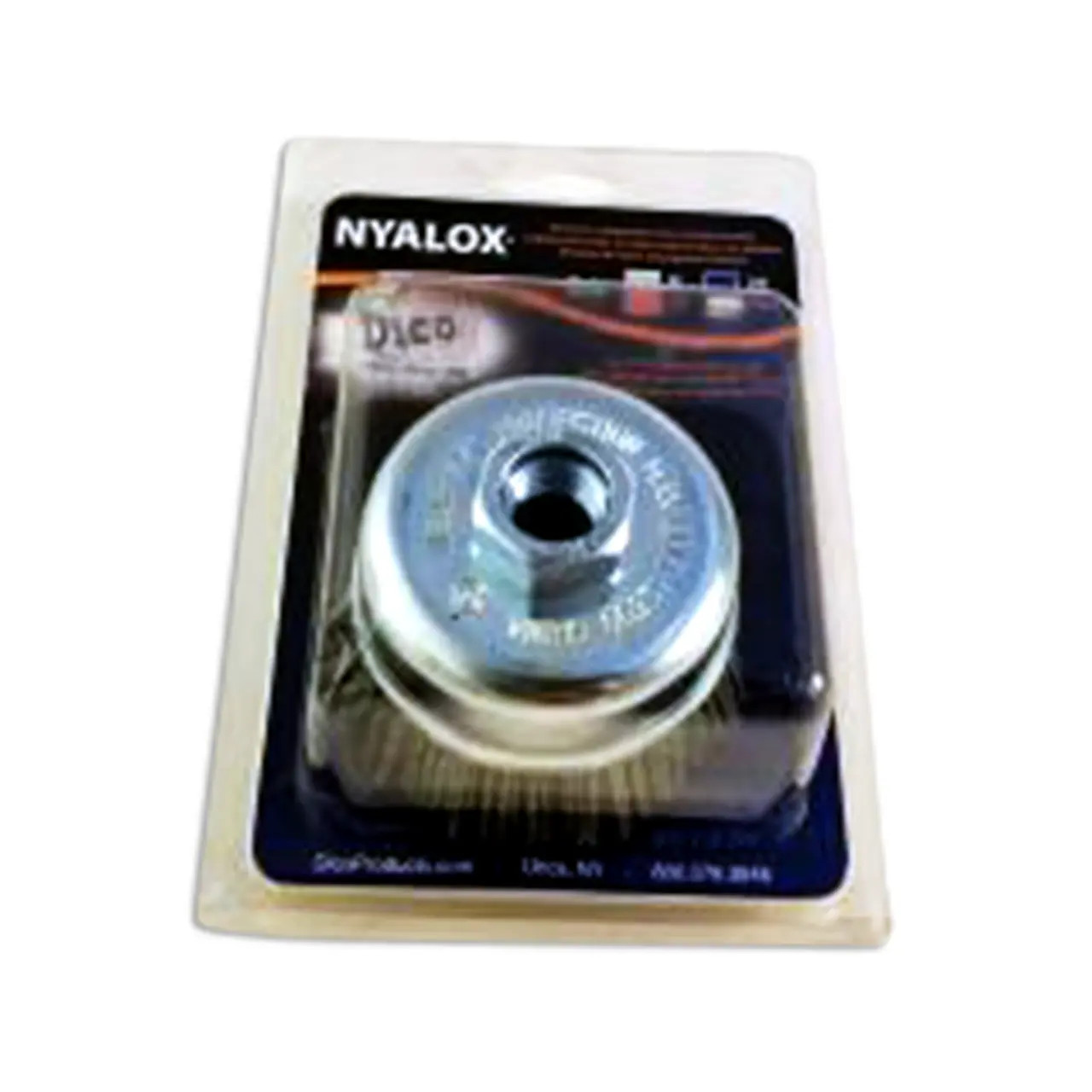 Dico Nyalox 3" Dia. Cup Brush Gray With 5/8-11 tpi Female Thread 80 Grit