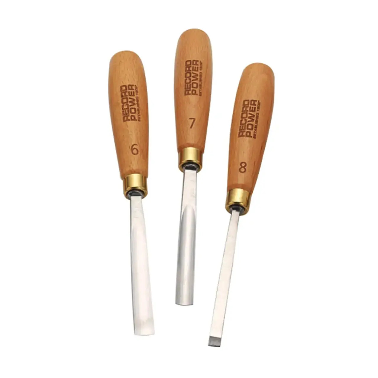 Record Power 3Pc Pattern Carving Set