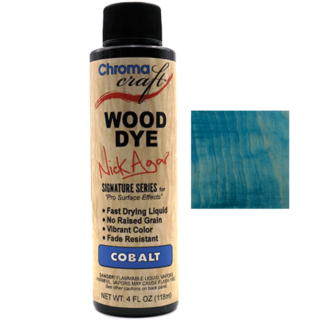 Wood Dye Cobalt Blue 4oz