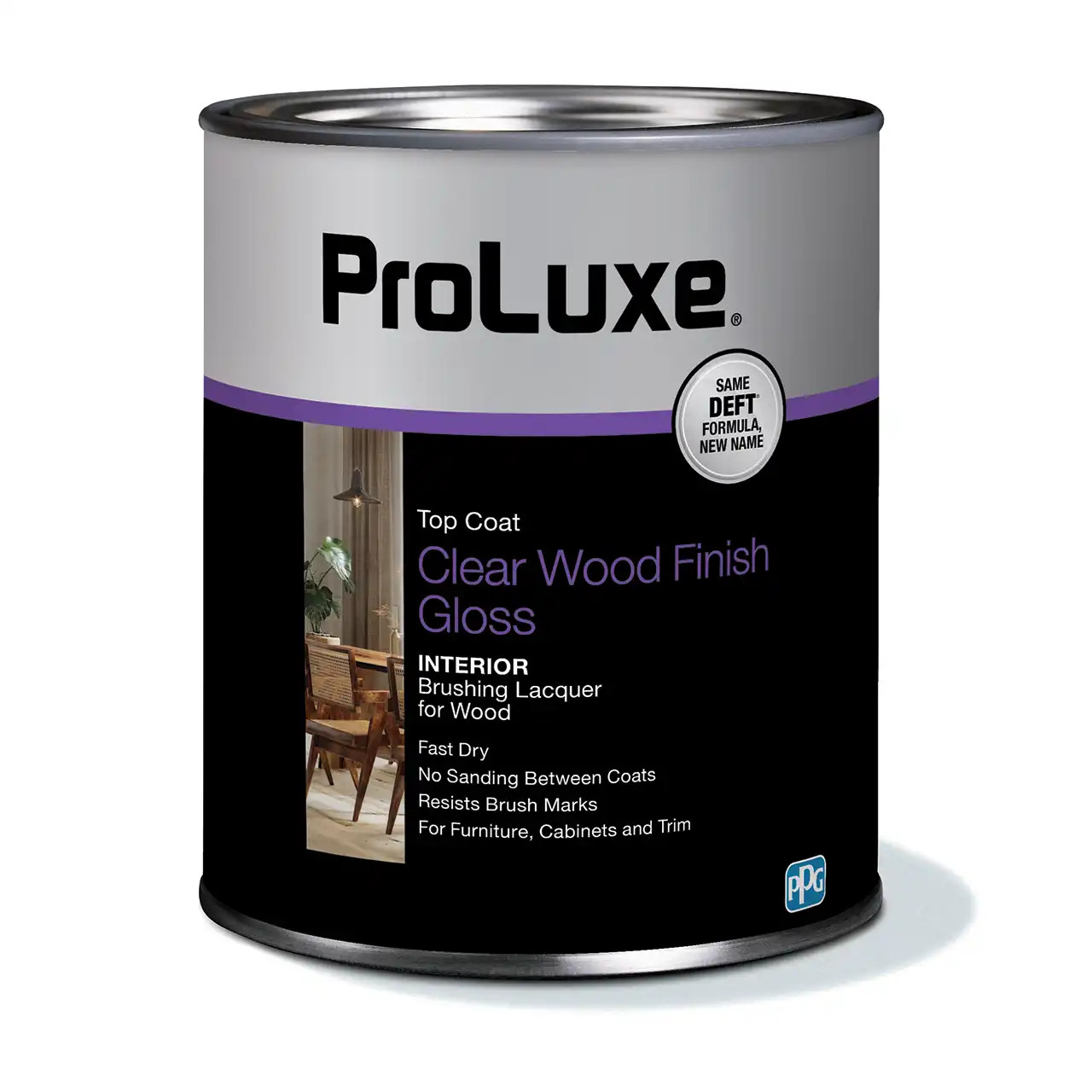 ProLuxe Interior Clear Wood Finish Gloss (Qt)
