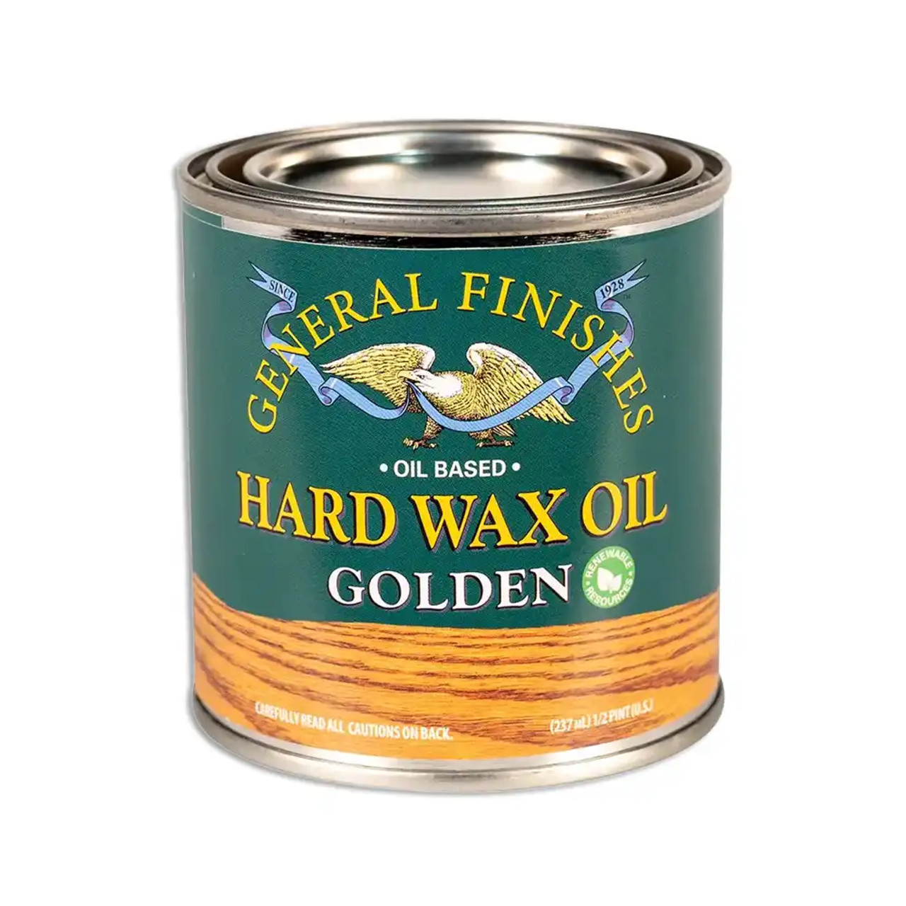 Hard Wax Oil Golden 1/2 Pint