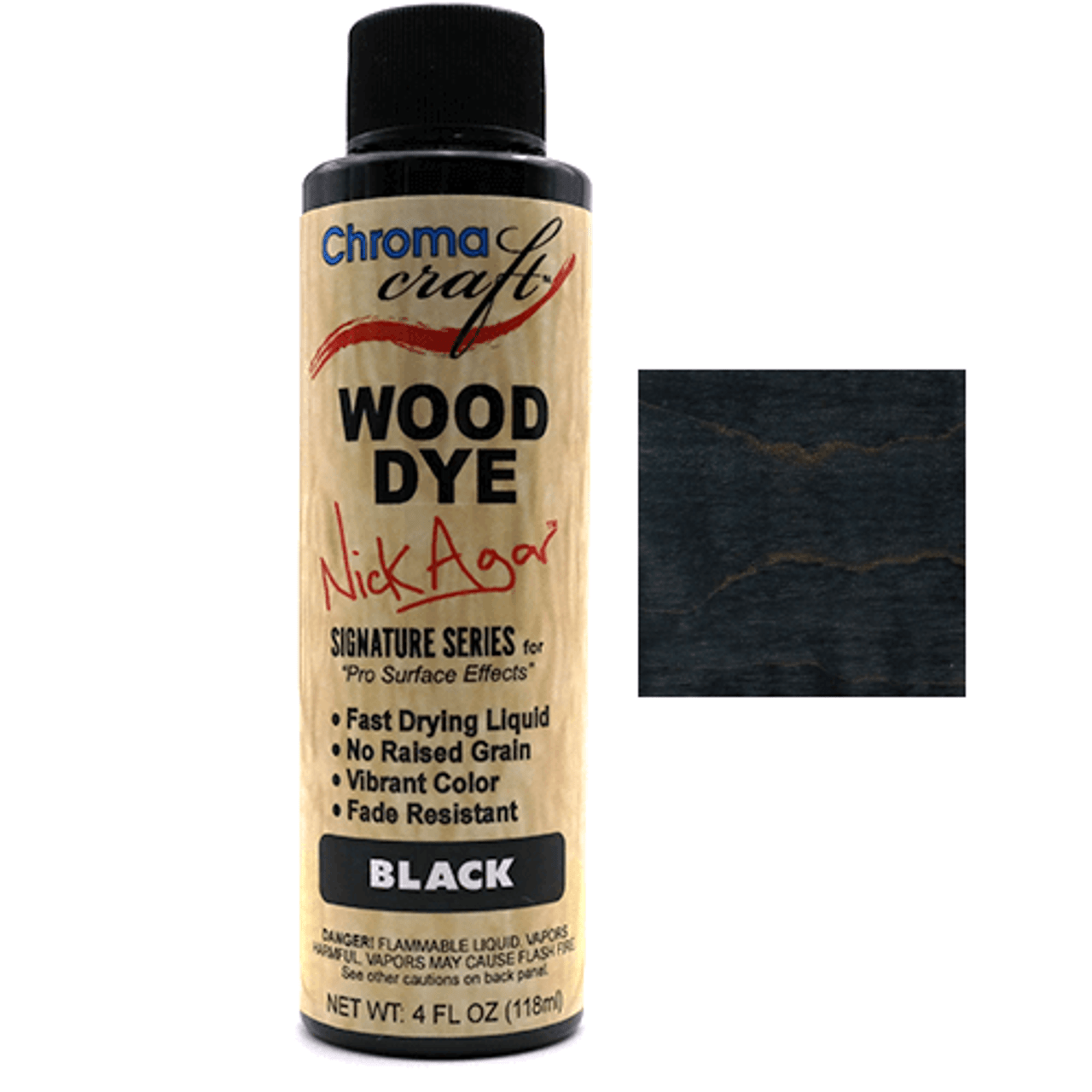 Wood Dye Black 4oz
