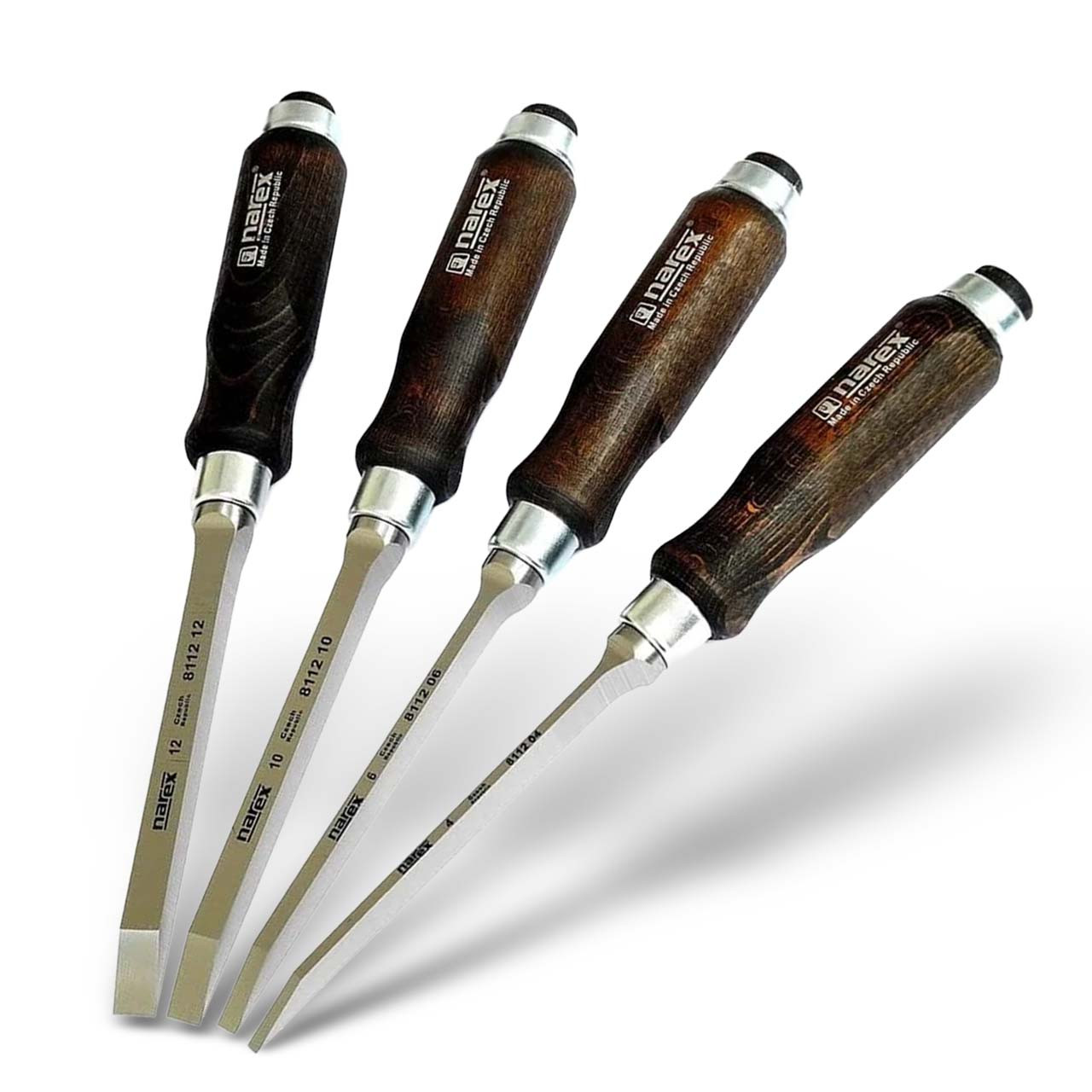 セルマン　4点セット Narex Mortise Chisel Set Of 4