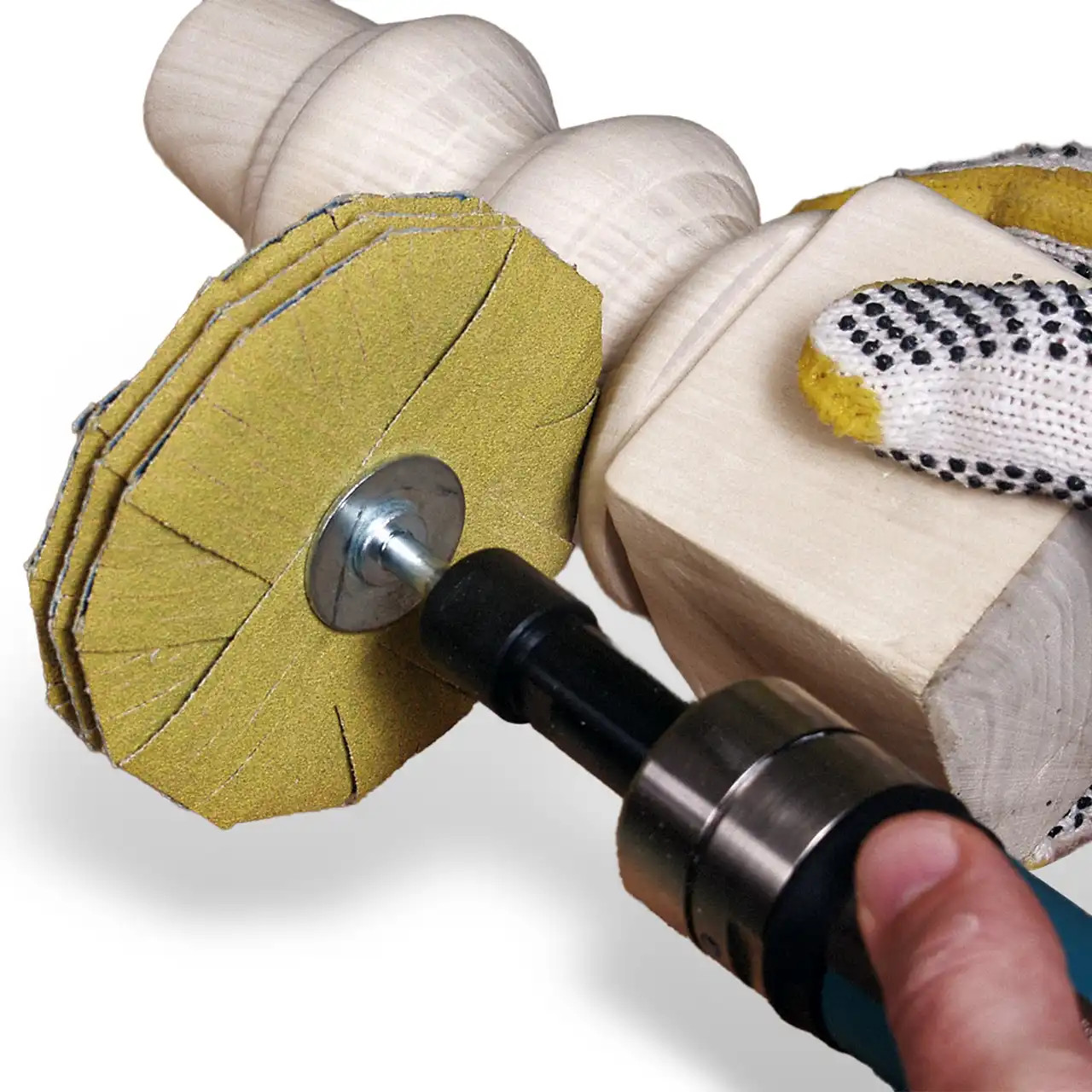 Klingspor Abrasives Sanding Stars, 220 Grit w/ 1/4