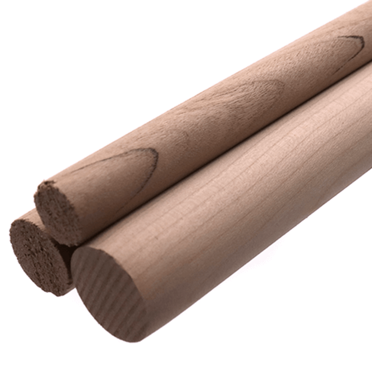 1/2 x 24 Wood Dowel Rods