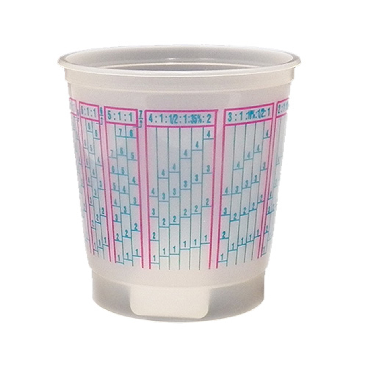 E Z Mix 70008 - 1/2 Pint Plastic Mixing Cups Box of 100