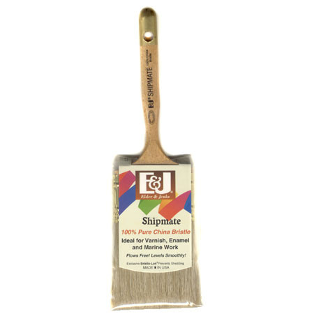 Elder & Jenks® 1" Shipmate White China Bristle Brush, OilBased Finishes