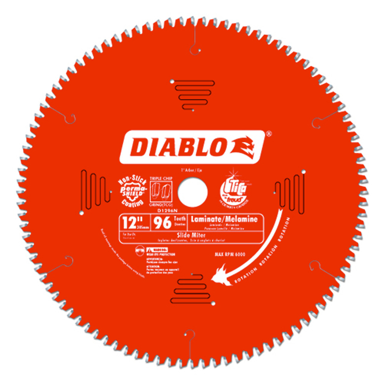 Diablo 12 X 96 Blade Metal/Plastic