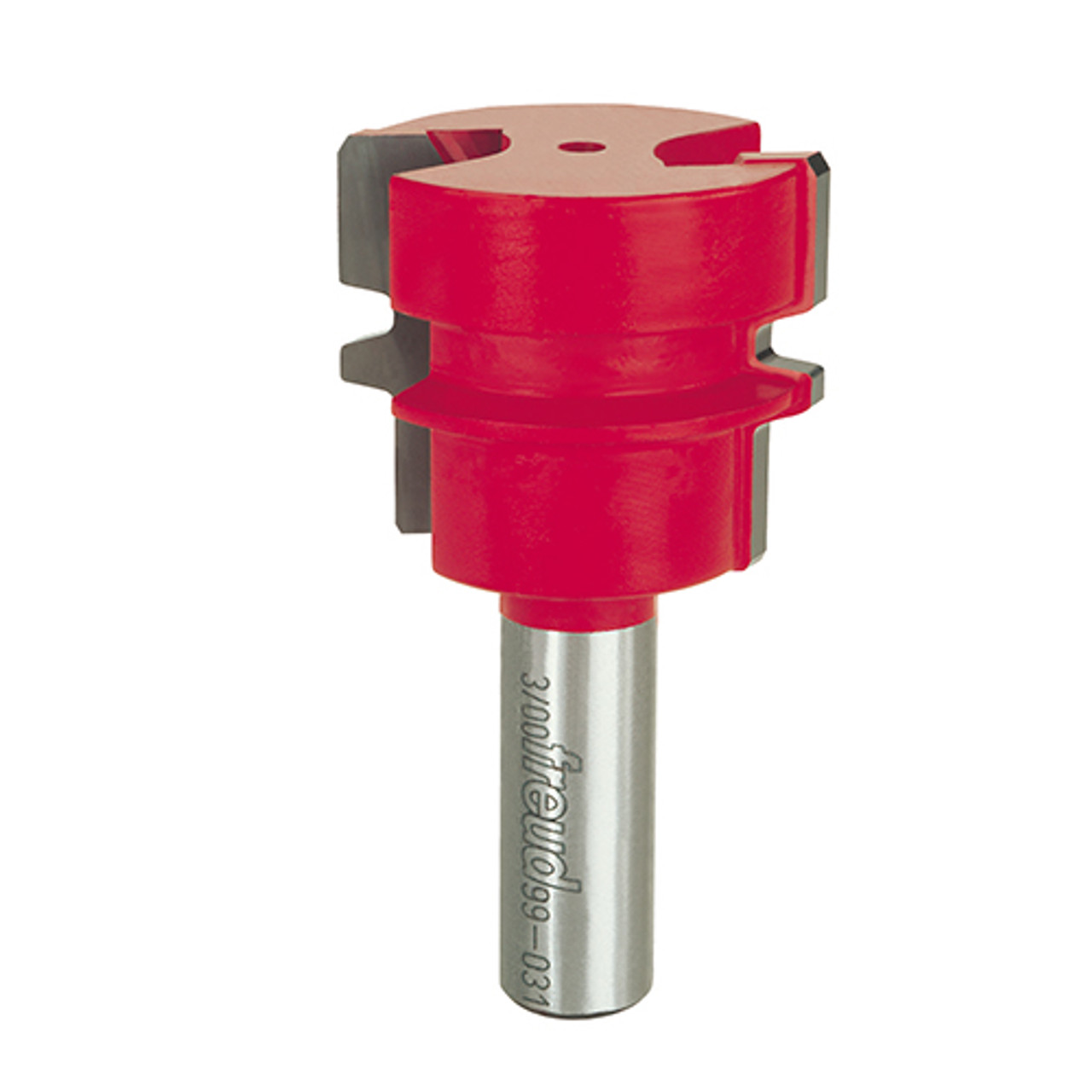 Freud Reversible Glue Joint Bit, 1-1/2" Overall Diameter, 1-1/4" Carbide Height, 2-3/4" Overall Length, 1/2" Shank