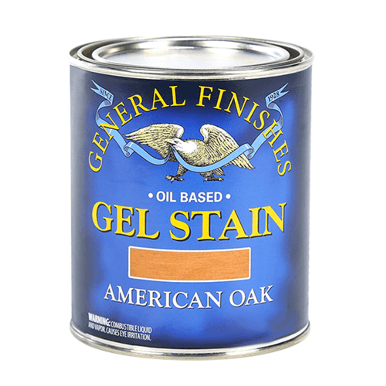 General Finishes Gel Stain, American Oak Oil-Based Wipe-on Stain, Pint