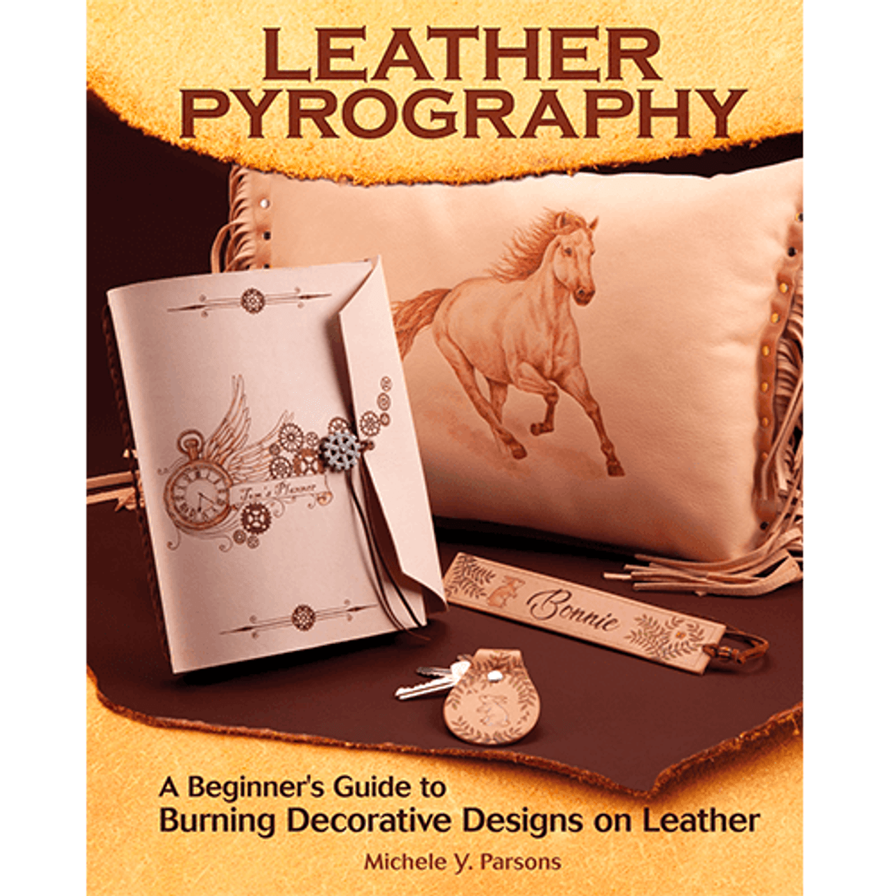 Tooled Leather 24 Varnished Pattern