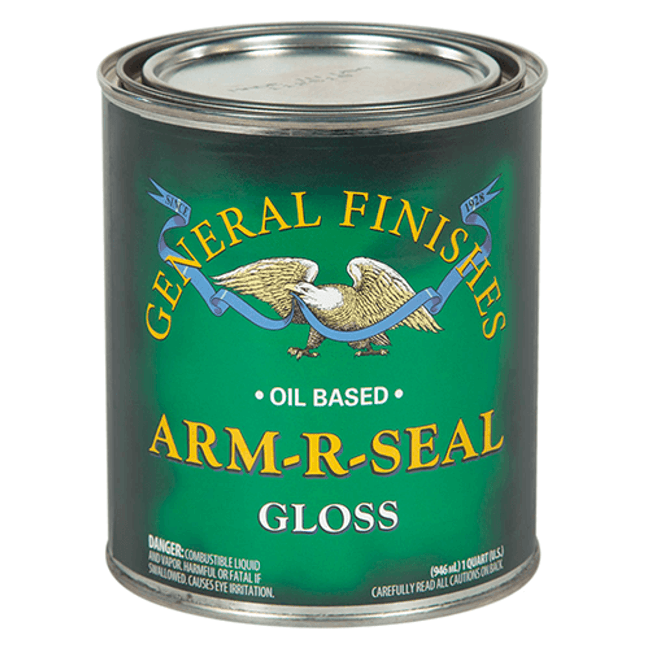 General Finishes Arm-R-Seal Clear Gloss Oil Wipe-On Top Coat, Quart