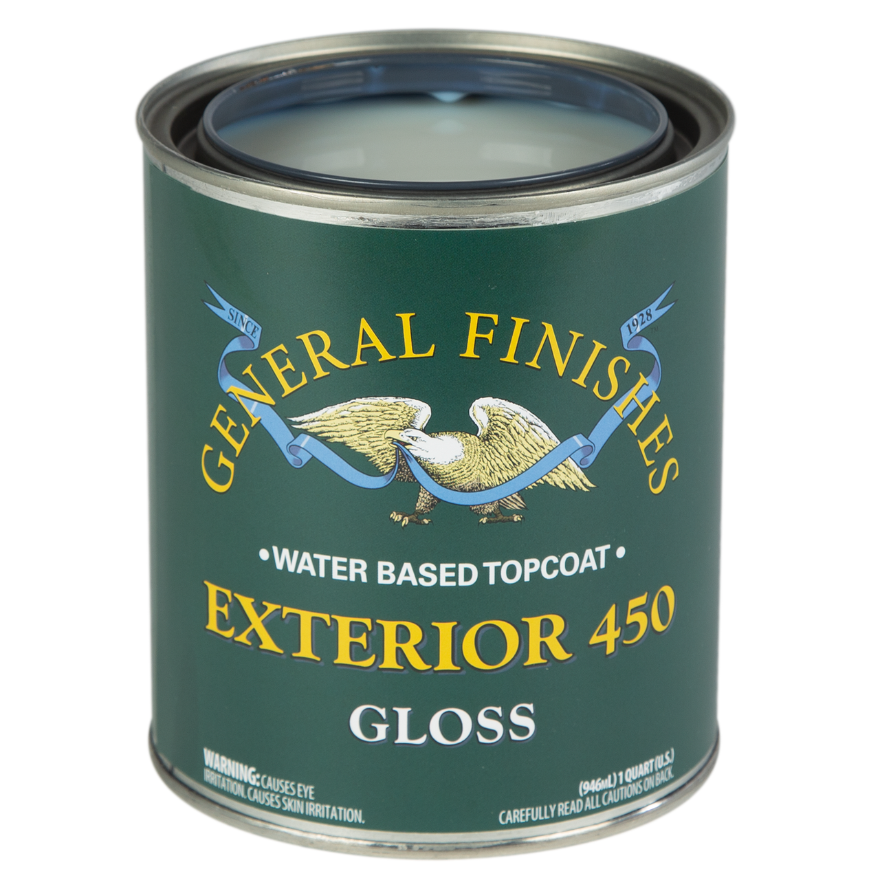 General Finishes Water Based Exterior 450 Outdoor Finish Gloss, Quart