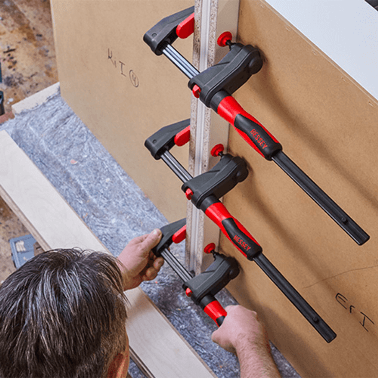 Bessey GK45, 18"x 2-3/8" Gear Clamp