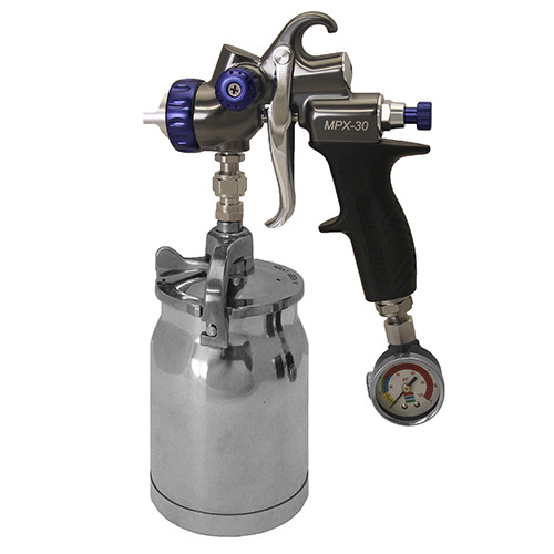 FUJI Spray MPX-30 Series Bottom Feed (Siphon Feed) Spray Gun, 1.7