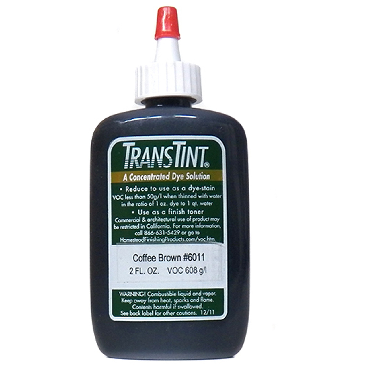 Trans Tint, Non-Grain Raising, Universal Dye Concentrate, Coffee Brown Makes 1/2 Gallon Dye Solution