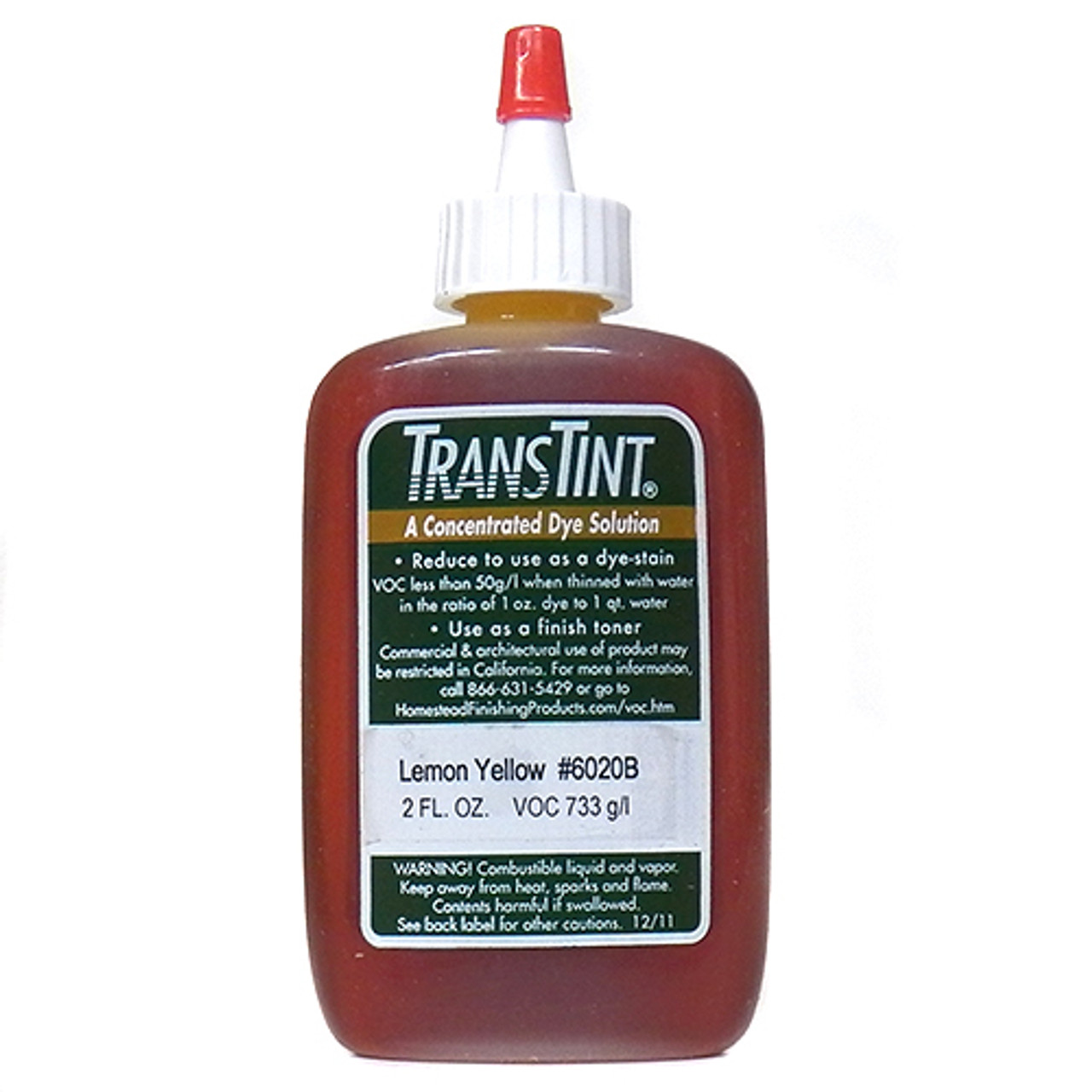 Trans Tint, Non-Grain Raising, Universal Dye Concentrate, Lemon Yellow Makes 1/2 Gallon Dye Solution