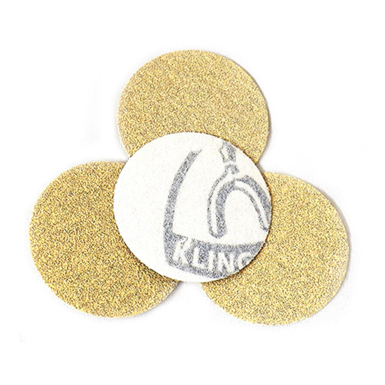 Klingspor Abrasives Stearate Aluminum Oxide, PS33, 1" No Hole, 320 Grit, Hook & Loop Discs, 10pk