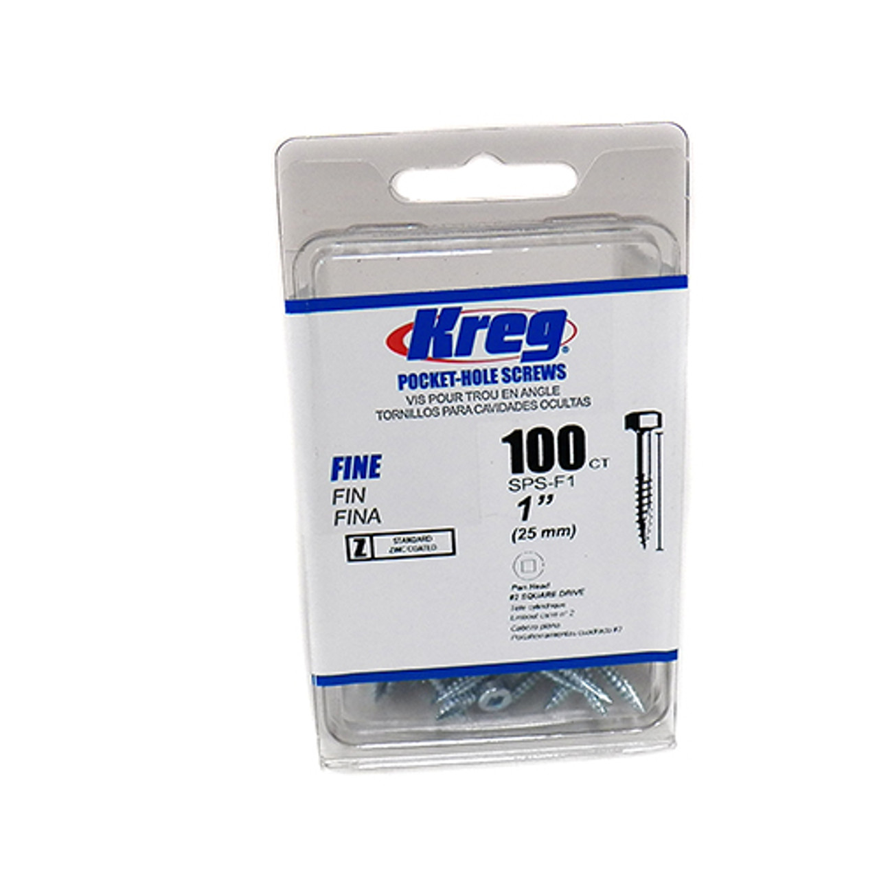 Kreg Screws 1" #6(Fine 100) #2 Pan Head