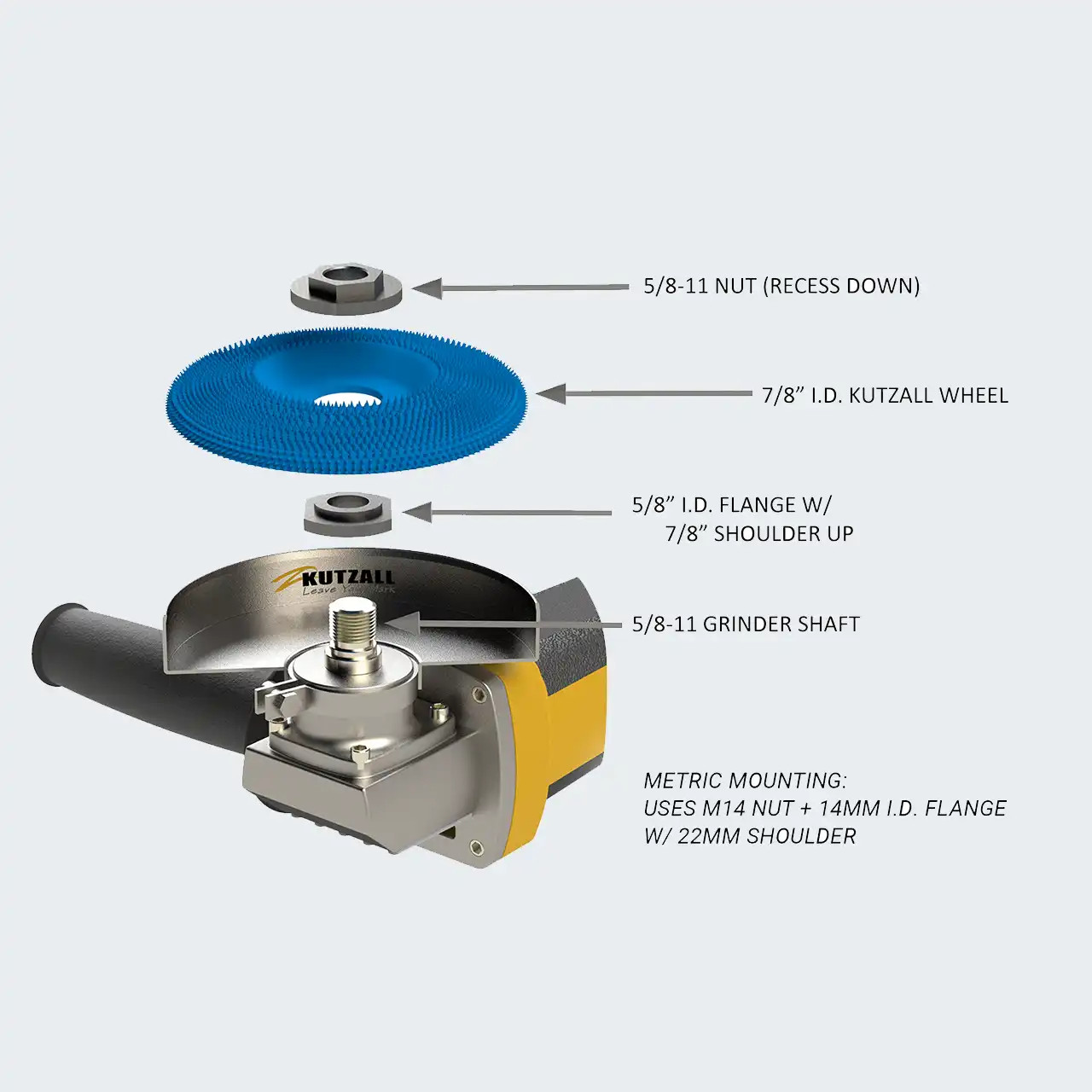 Kutzall 4-1/2" - Extreme Shaping Disc Medium