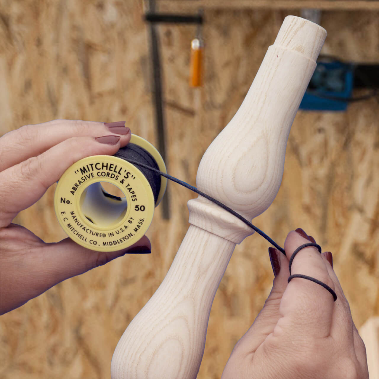 Mitchell© #52-C Abrasive Crocus Cord, 12' Long, .055