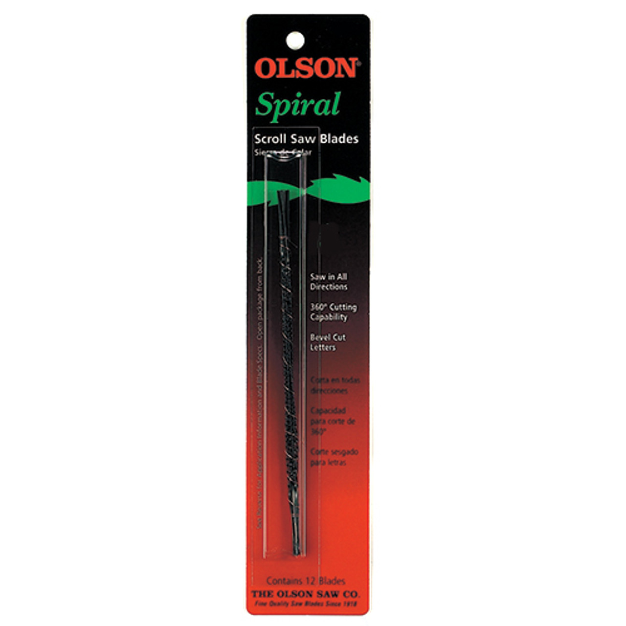 Olson Spiral Scroll Blade #46100 12pk