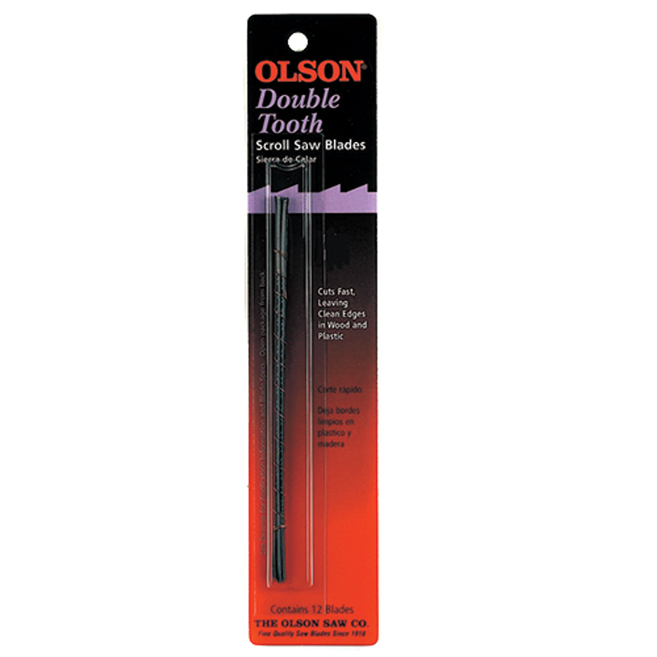 Olson Double Tooth Scroll #43400 12pk
