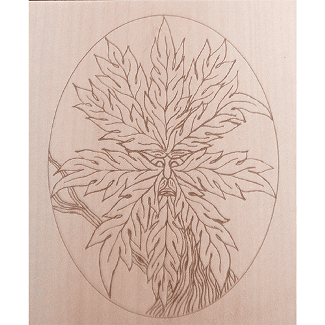 Ready-to-Carve Greenman Plaque